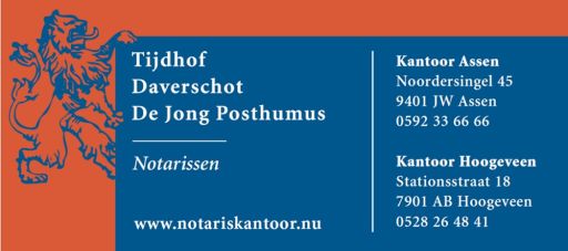 Logo Tijdhof, Daverschot De Jong Posthumus notarissen