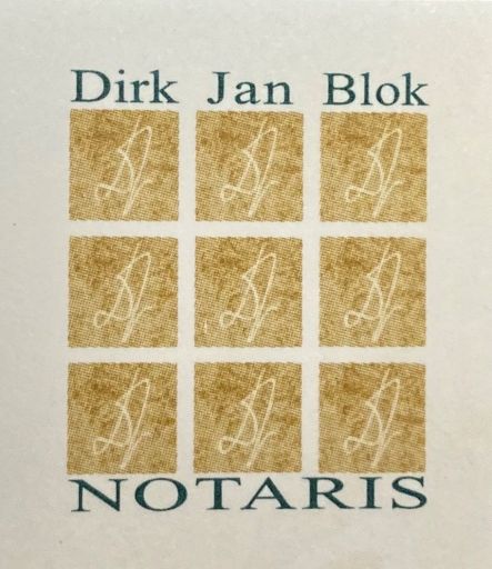 Logo Dirk Jan Blok Notaris
